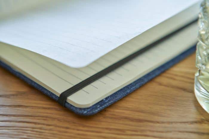 Notitieboek Alfred | Denim | A5 | Gelinieerd
