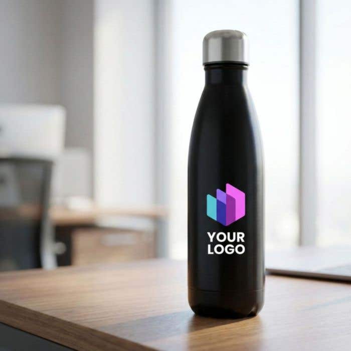 Recycled stainless steel double walled flask Lombok