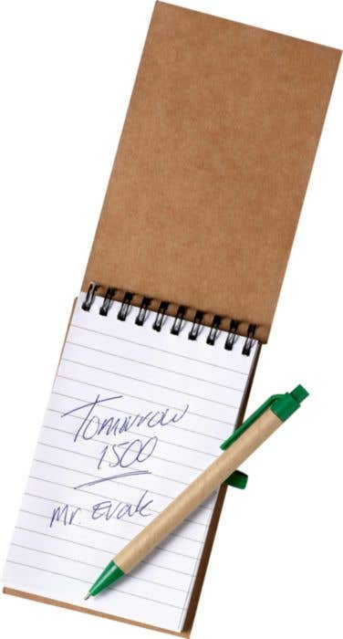 Cardboard notebook Emory