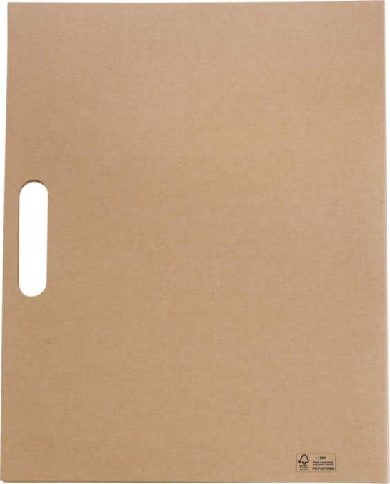 Kartonnen schrijfmap met memo's Charlie