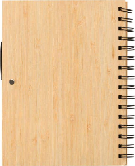 Notebook Carmen | Bamboo | A5 | Lined | With ballpen
