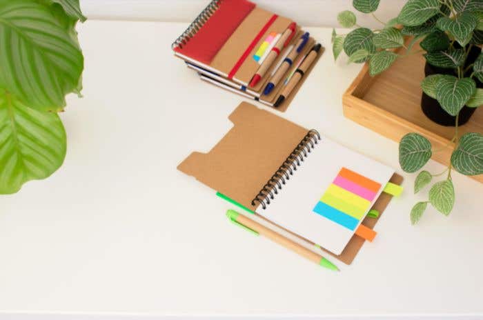 Recycled papieren notitieboek Angela