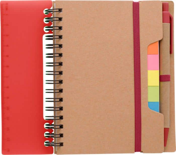 Recycled papieren notitieboek Angela