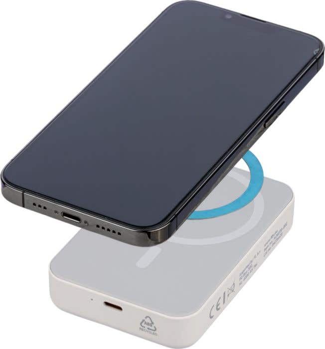 Wireless charger power bank Meno | Recycled | 10,000 mAh | MagSafe compatible