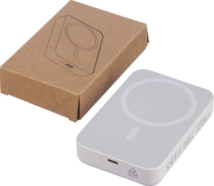 Wireless charger power bank Meno | Recycled | 10,000 mAh | MagSafe compatible