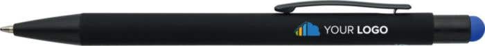 Recycled aluminium rubberized ballpen Formentera