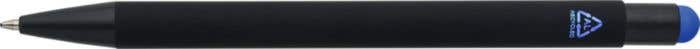 Recycled aluminium rubberized ballpen Formentera