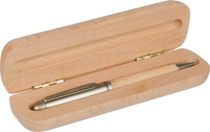 Ballpen Tobias | Beechwood | Wooden box
