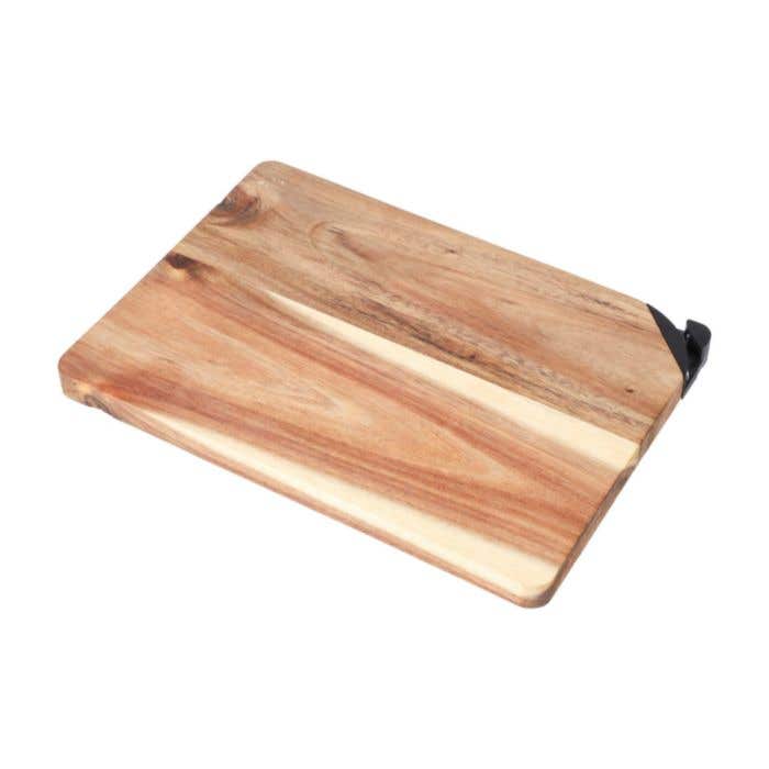 Snijplank Heinz | Gerecycled acaciahout | Met messenslijper