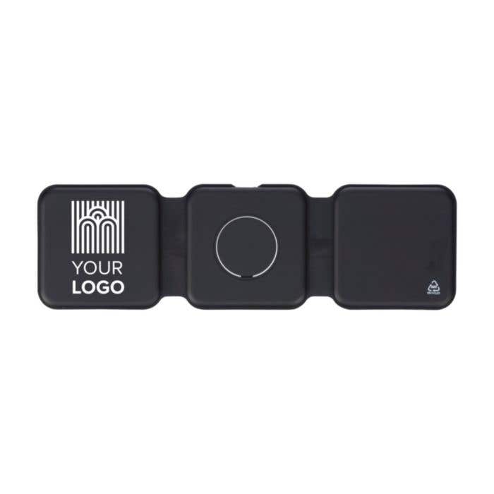 Wireless charger Trigo | Recycled | 3-in-1