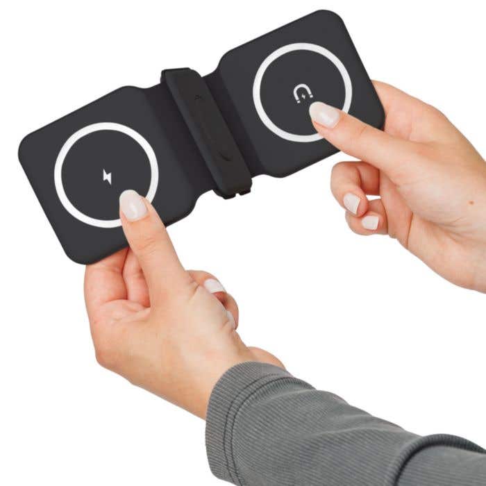 Wireless charger Trigo | Recycled | 3-in-1