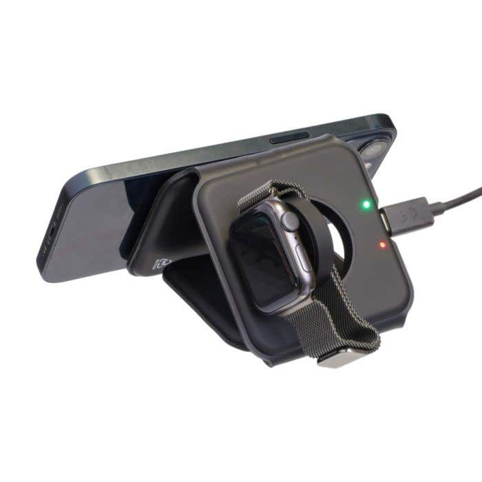 Wireless charger Trigo | Recycled | 3-in-1