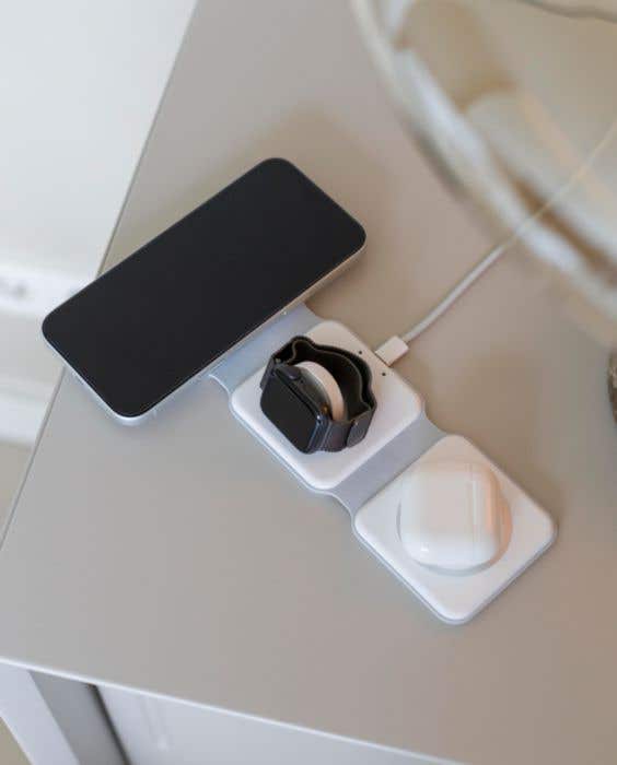 Wireless charger Trigo | Recycled | 3-in-1