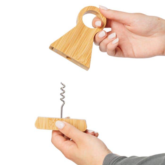 Wijnflessenhouder Vincio | Gerecycled bamboe