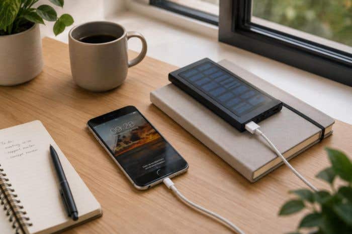 Solar power bank Sonne | 8,000 mAh