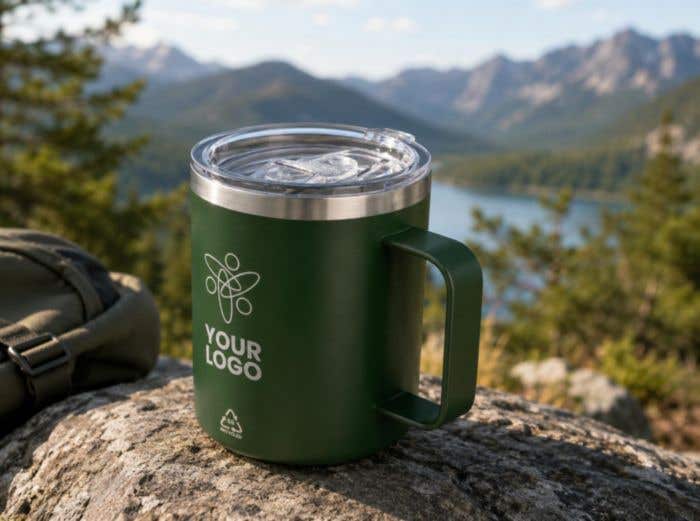Double-walled travel mug Renate | Recycled | 300 ml