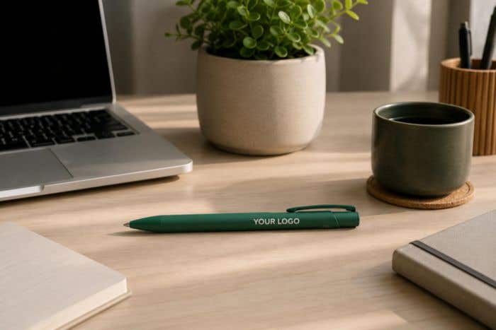 Ballpen Gladys | Recycled | Rubber finish