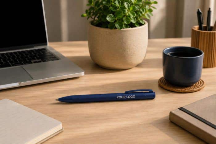 Ballpen Gladys | Recycled | Rubber finish