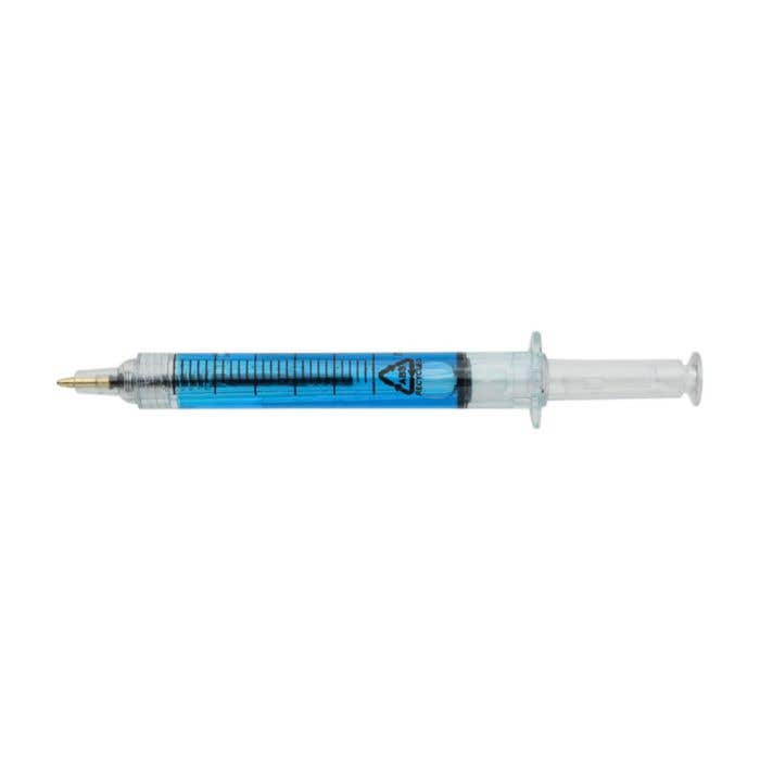 Ballpen Dr. David | Recycled plastic | Syringe shape