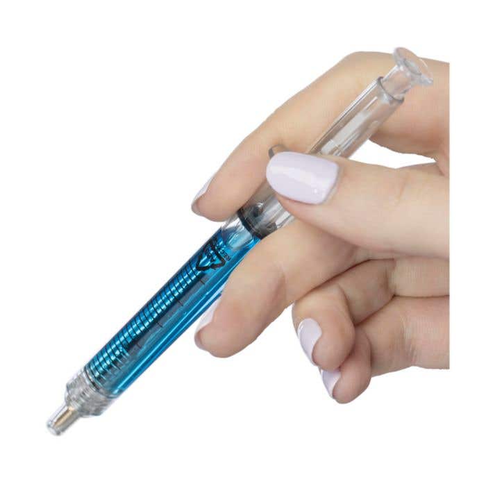 Ballpen Dr. David | Recycled plastic | Syringe shape