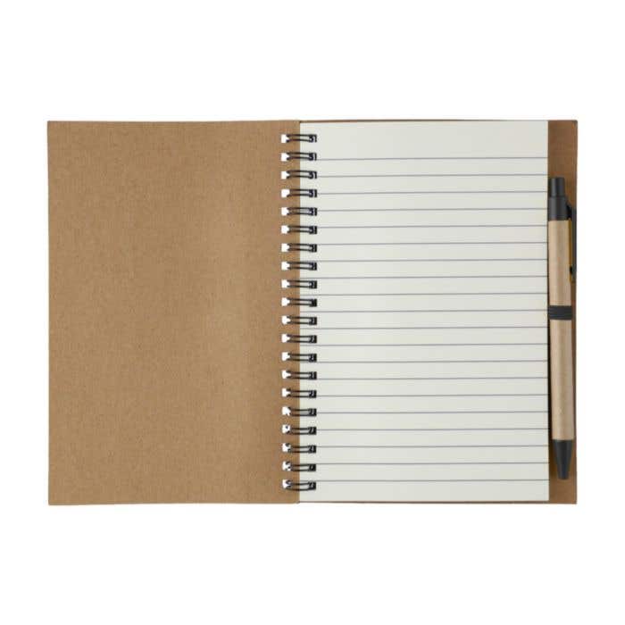 Notebook Stella | Recycled cardboard | Lined | With ballpen