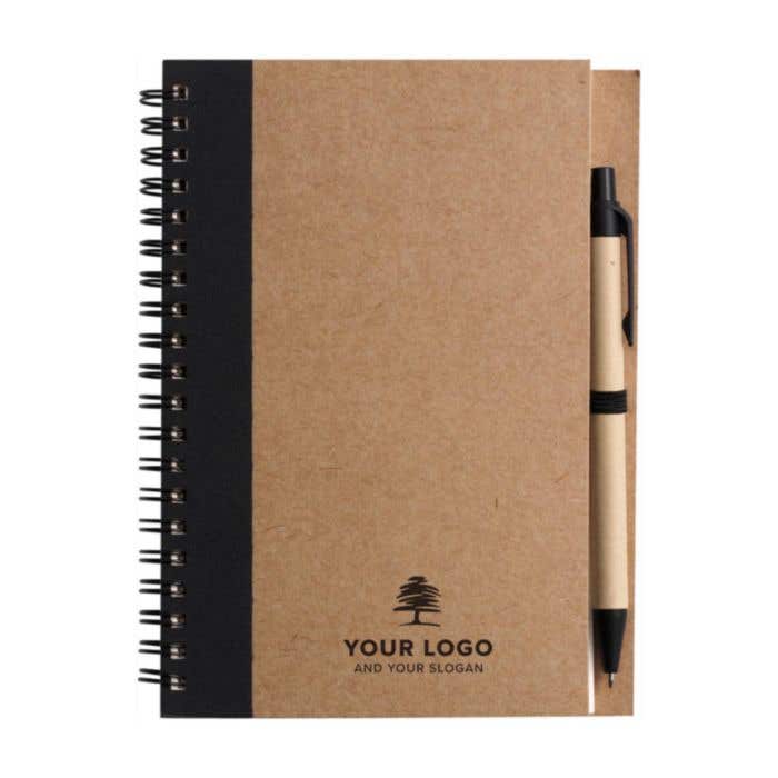 Notitieboek Stella | Gerecycled karton | Gelijnd | Met balpen