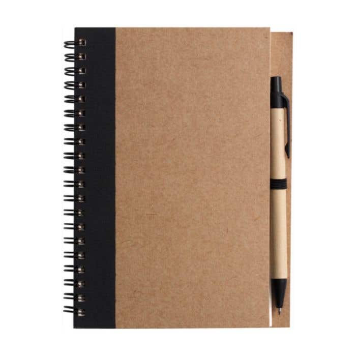 Notebook Stella | Recycled cardboard | Lined | With ballpen