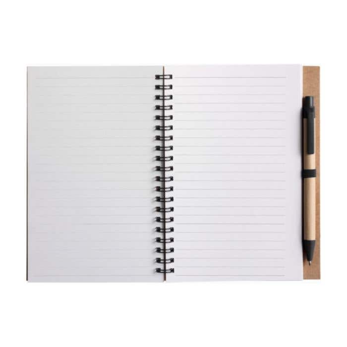 Notebook Stella | Recycled cardboard | Lined | With ballpen