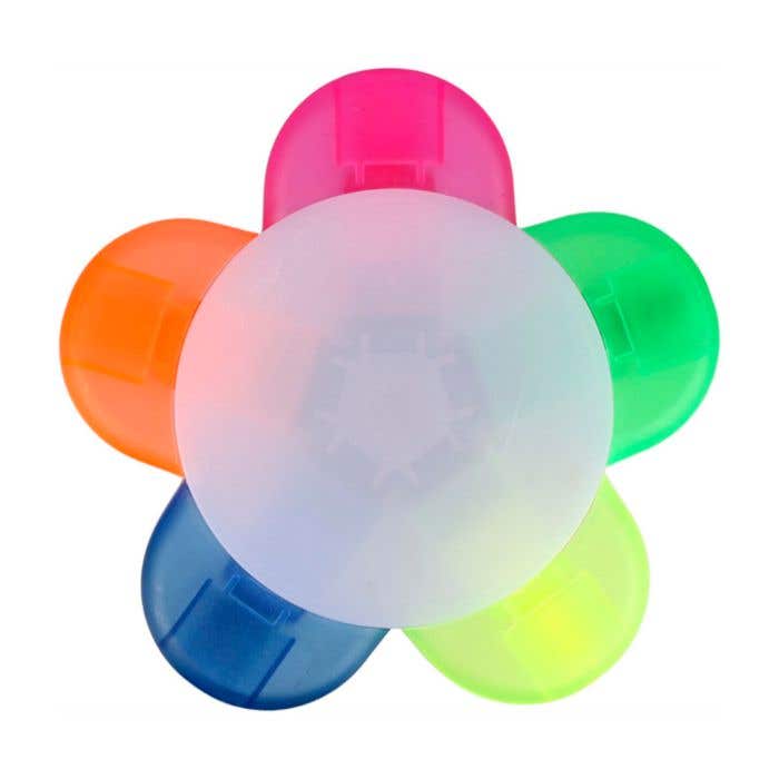 Highlighter set Brodie | Plastic | 5 colors