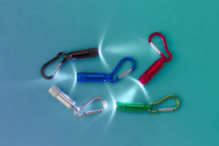 Sleutelhanger met lampje Tracy