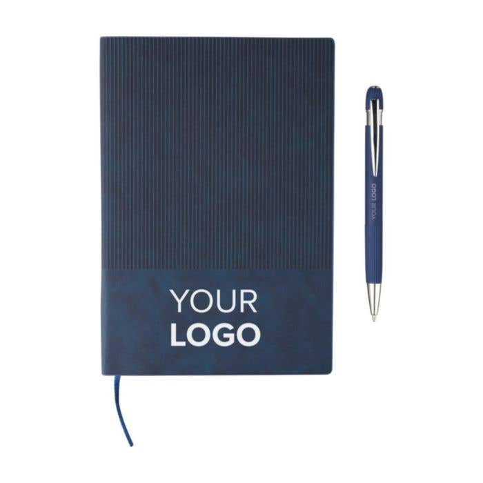 Notitieboekset Tarek | Synthetisch leer | A5 | Met balpen