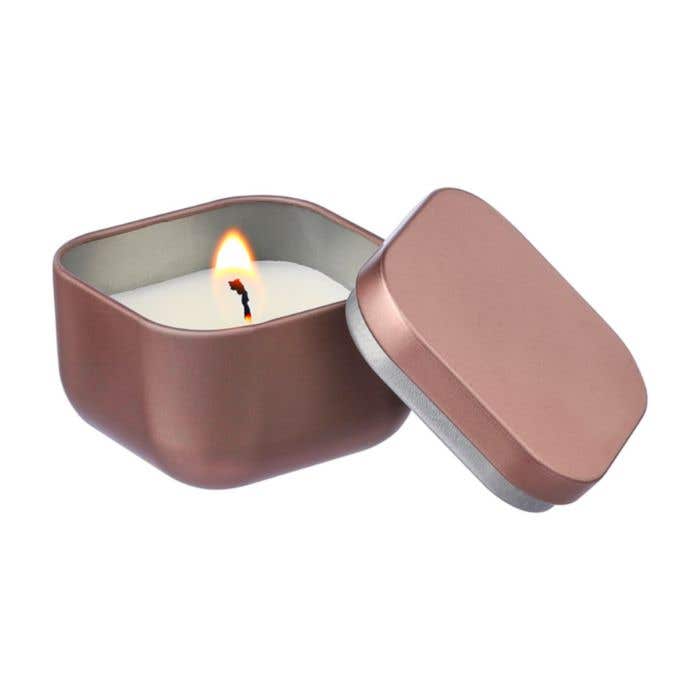 Metal candle Laurie | Vanilla
