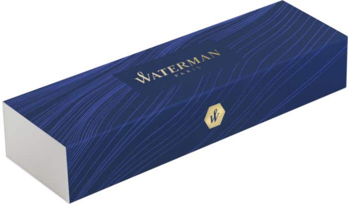 Waterman, penna stilografica Hemisphere in acciaio inox