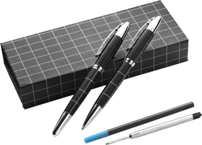 Schrijfset Daniel | Metaal | 2 stuks