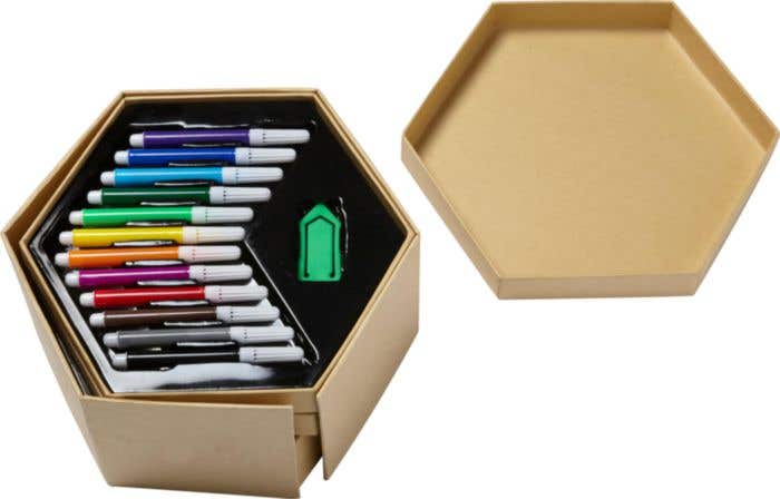 Set d'arte in cartone Kenji