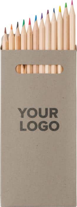 Pencil set Nina | Wooden | 12 pcs