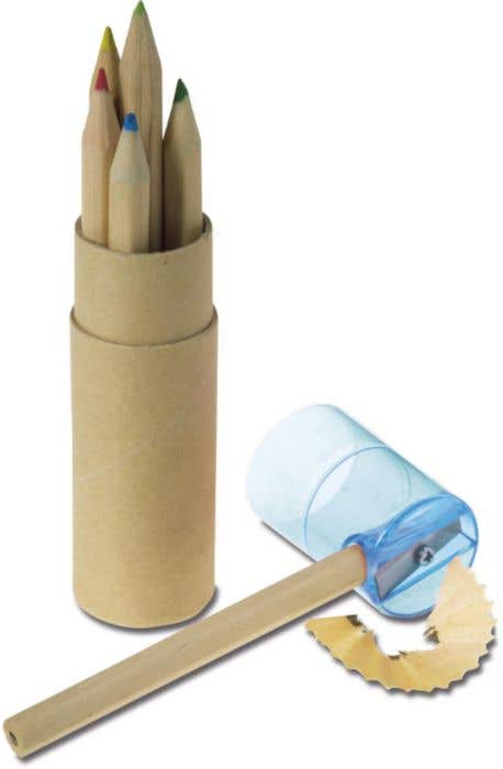 ABS and cardboard tube with pencils Libbie