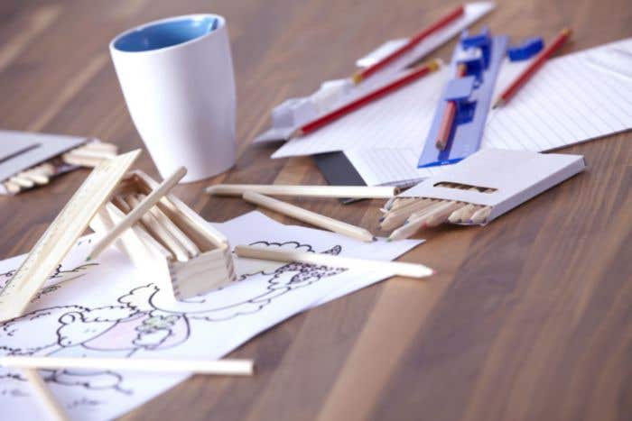 Set scuola in legno Carmelita