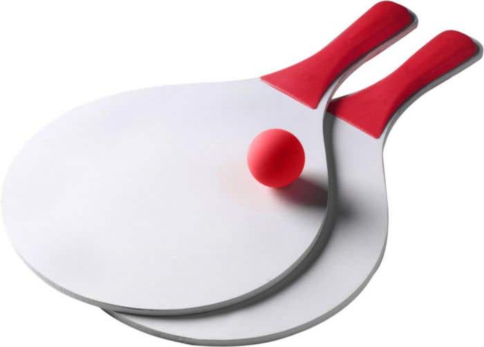 Wooden beach bat and ball set Fabien