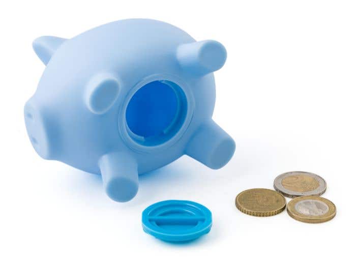 PVC piggy bank Roger