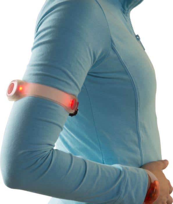 Veiligheidsarmband Jenna | Siliconen | 2 LED