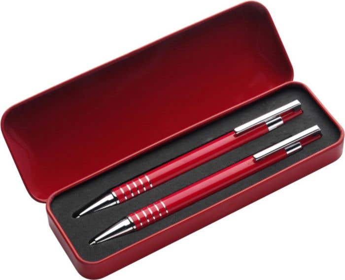 Aluminium writing set Yolanda