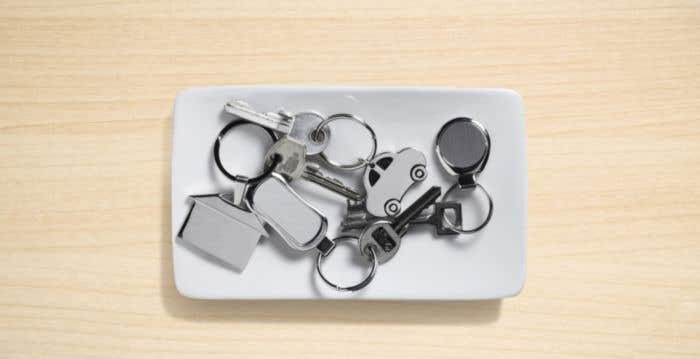 Porte-clés en métal Beatrice