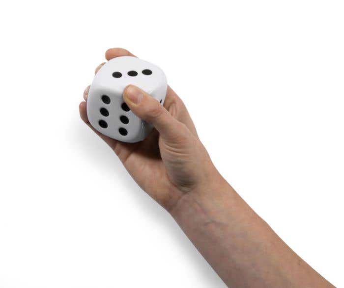 Stress ball Javier | Dice shape