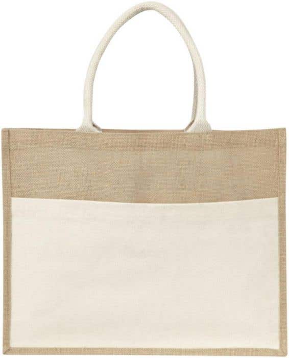 Jute bag Livvie | Laminated | 325 g/m²