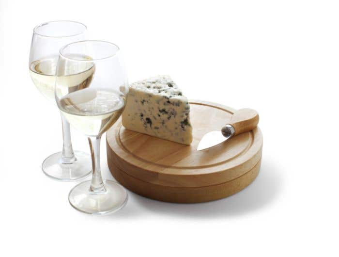 Wooden cheese plate set Bellamy