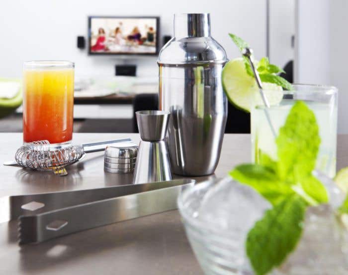 Conjunto de cocktail em aço inoxidável Natalina