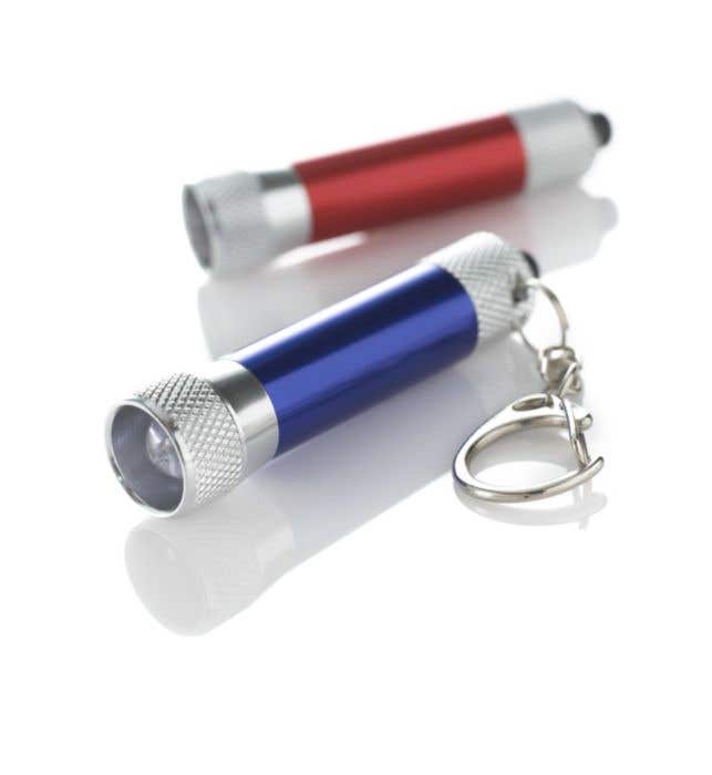 Porta-chaves 2 em 1 de aluminio Audrey