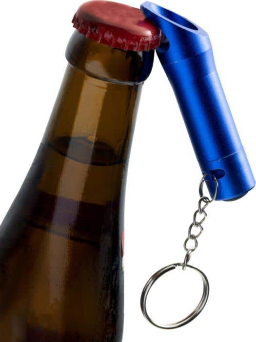 Porte-clés torche et décapsuleur Carla