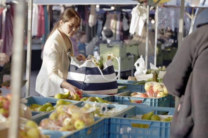 Polyester (600D) beach bag Christopher